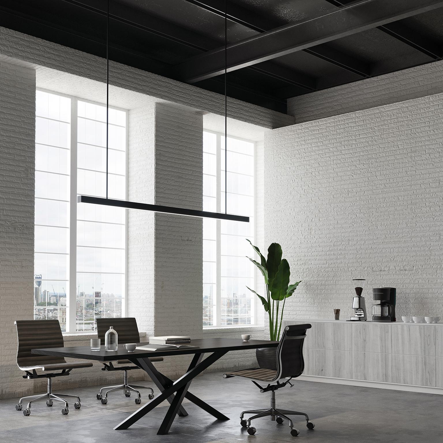 Two things that make a great meeting table are versatility and style. This modern meeting table has both in spades: efficient and flexible seating around a beautiful sculptural pedestal base.

The biggest draw of a pedestal meeting table is the