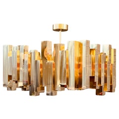 Benutzerdefinierte Messing Mid Century Style Abstract Kronleuchter