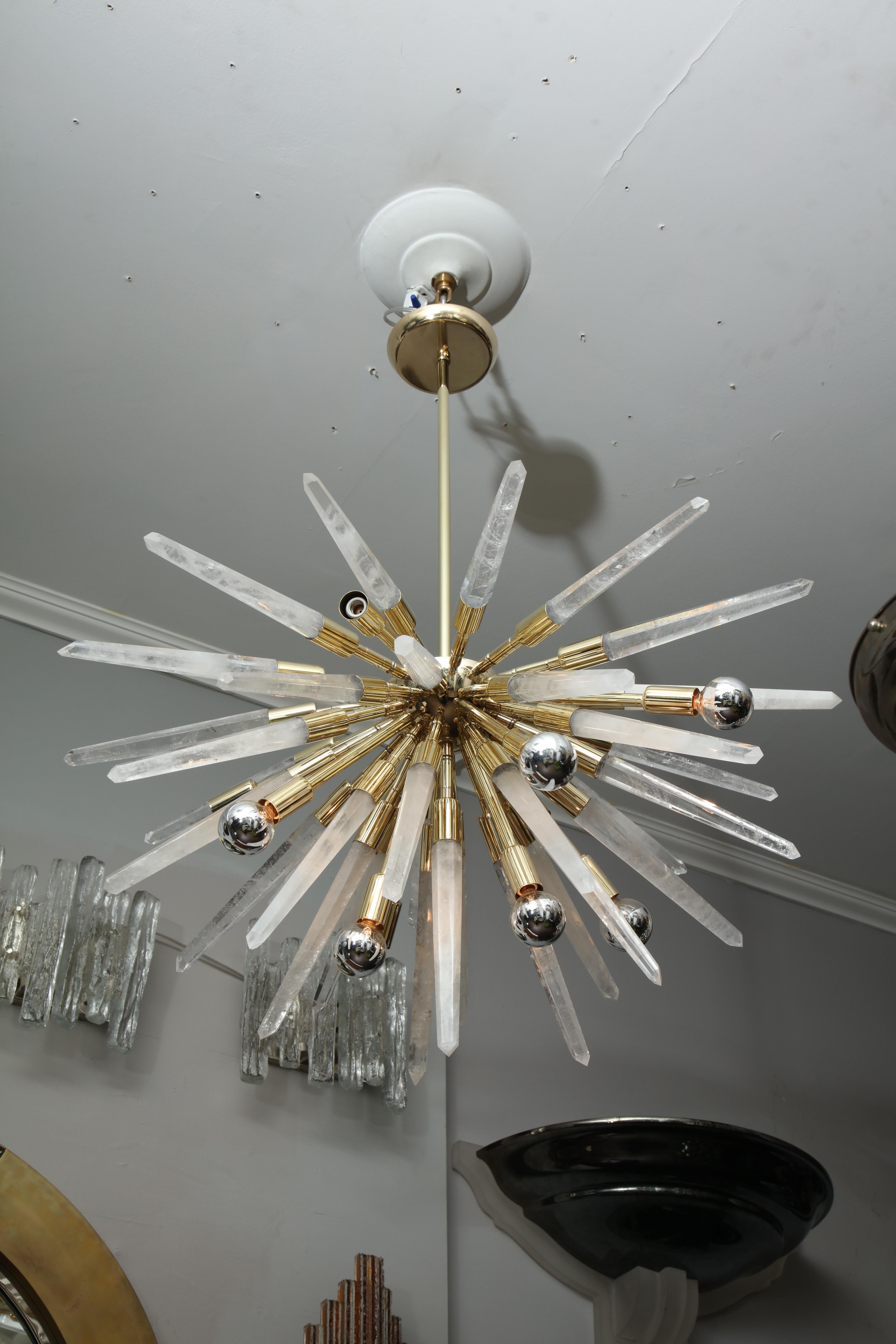 sputnik chandelier with crystals