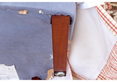 Custom Brunschwig & Fils Upholstered Tufted Slipper Chair