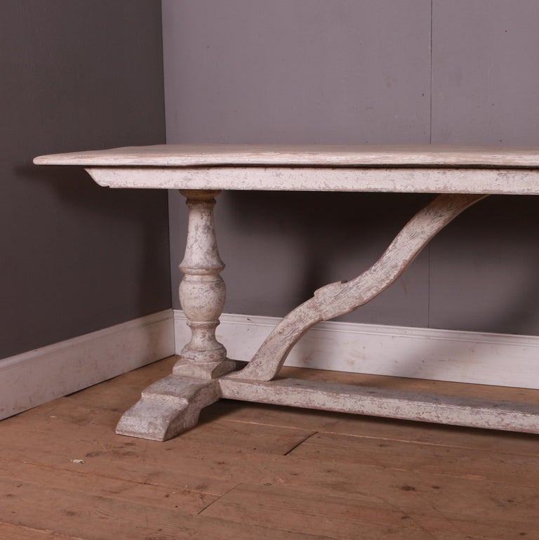 Custom Build Italian Style Trestle Table For Sale at 1stDibs