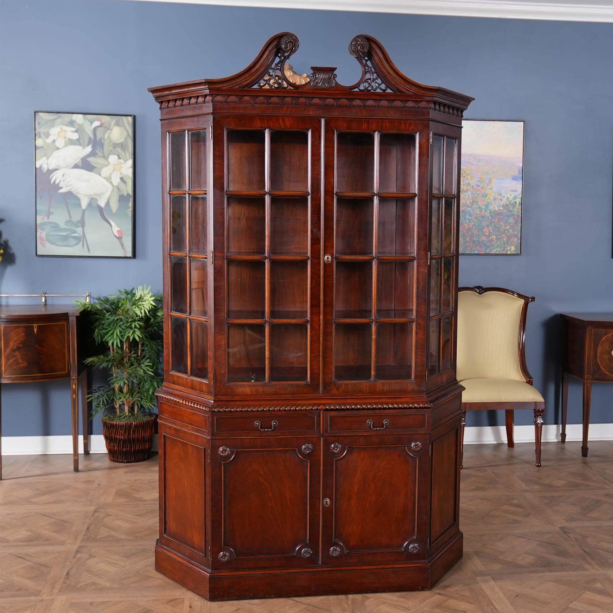 Contemporary Custom Built Display Cabinet For Sale