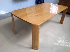 Custom Burled Maple Dining Table