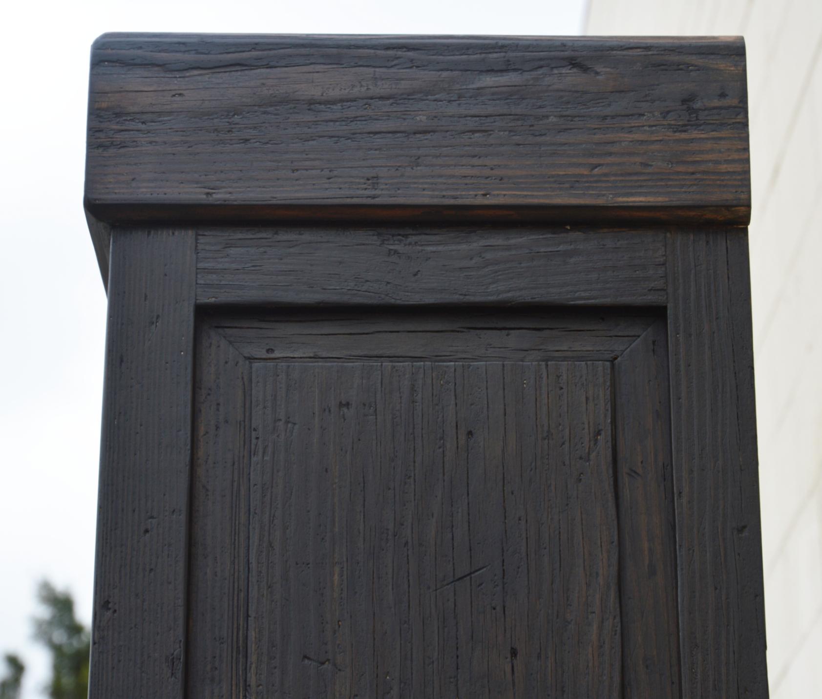 Custom Cabinet Made from Reclaimed Pine, Built to Order by Petersen Antiques For Sale 1