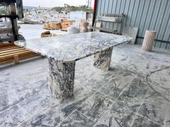 Custom Calacatta Viola Oval Dining Table - Calacatta Marble Custom Table