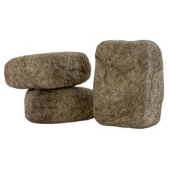 Custom Cedarwood Sage CCS Felted Alpaca Wool Soap