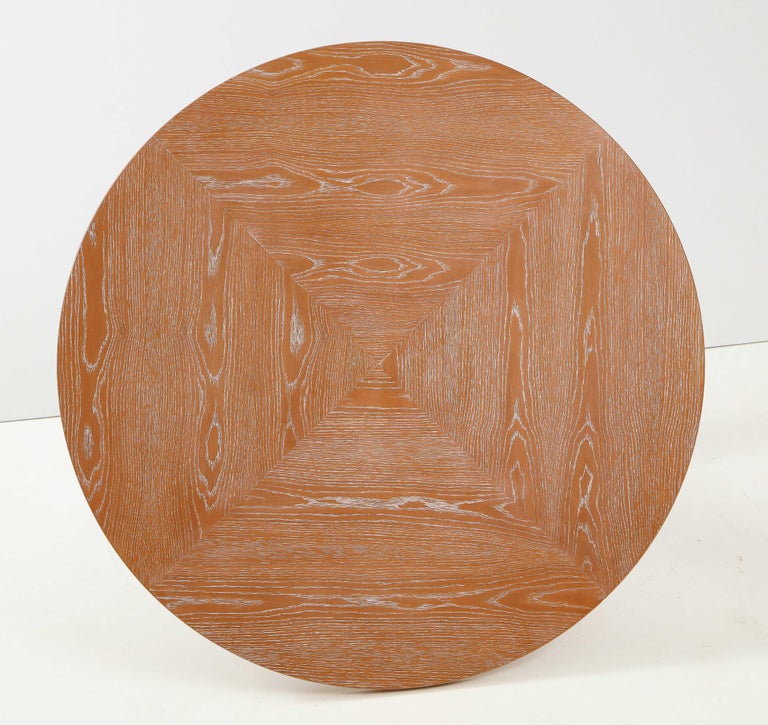Custom Cerused Oak Center Table Inspired by French, 1940s Design 4