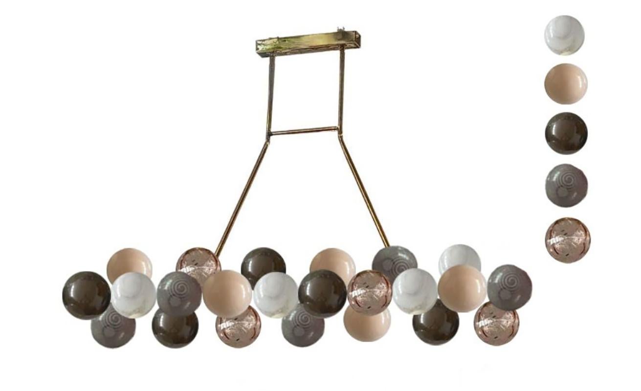 Contemporary custom chandelier