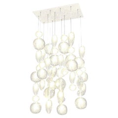 Custom Chavana 12 Pendant Light with a Matte White Plate