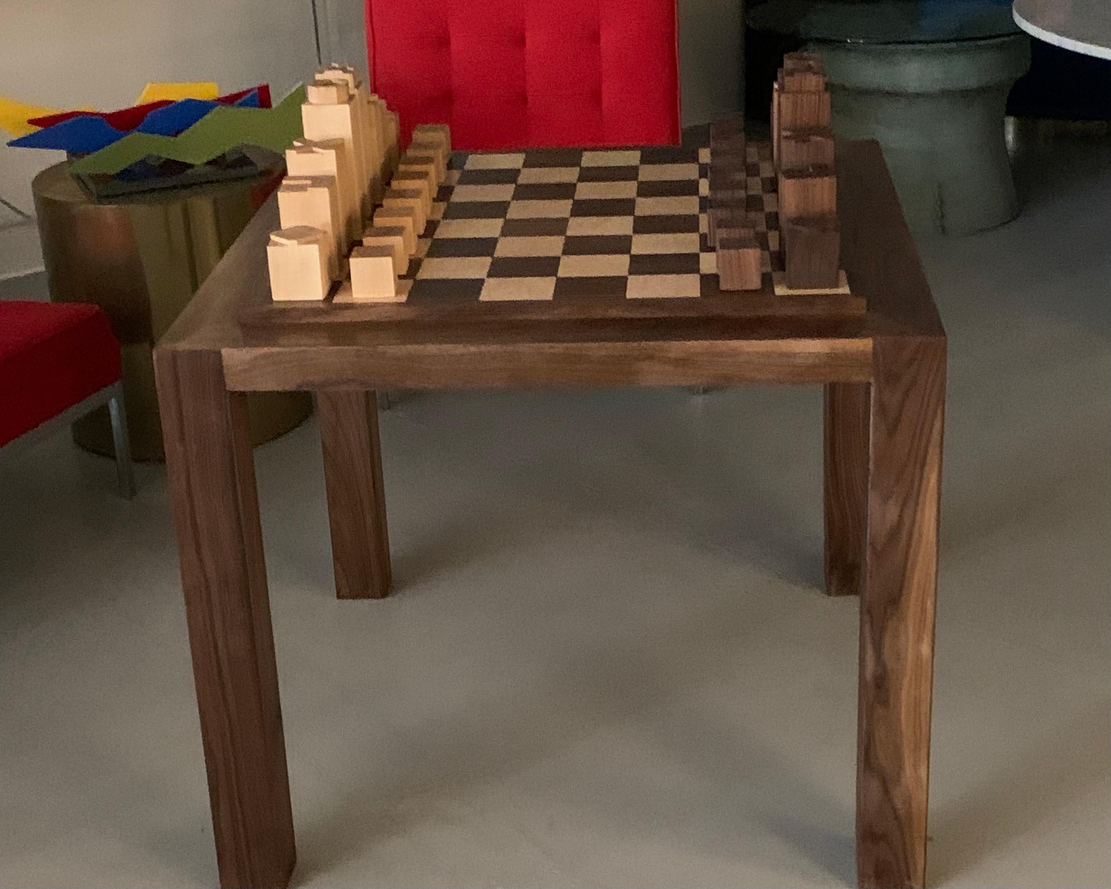 Custom Chess Set and Game Table For Sale 5