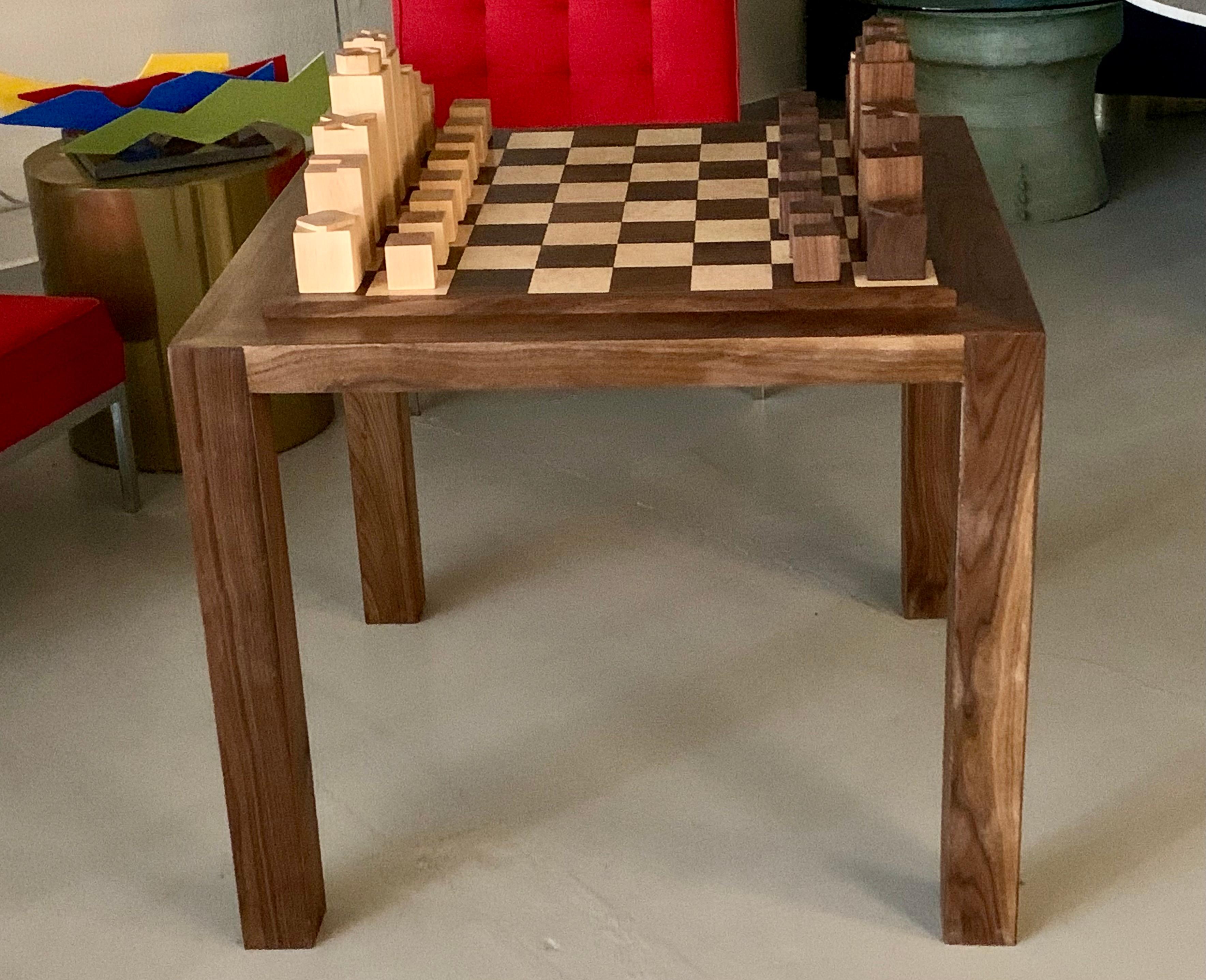 Custom Chess Set and Game Table For Sale 6