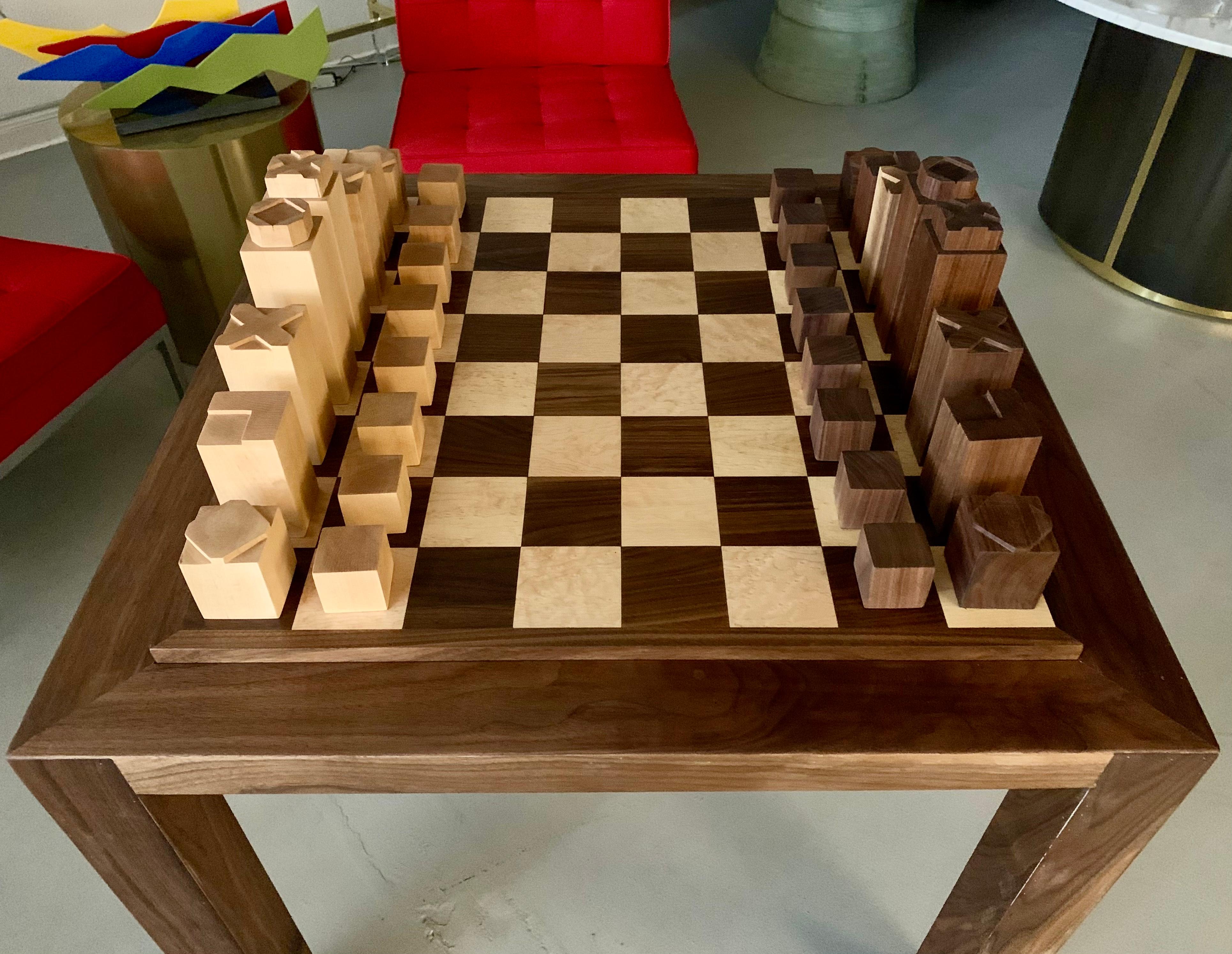 Custom Chess Set and Game Table For Sale 7