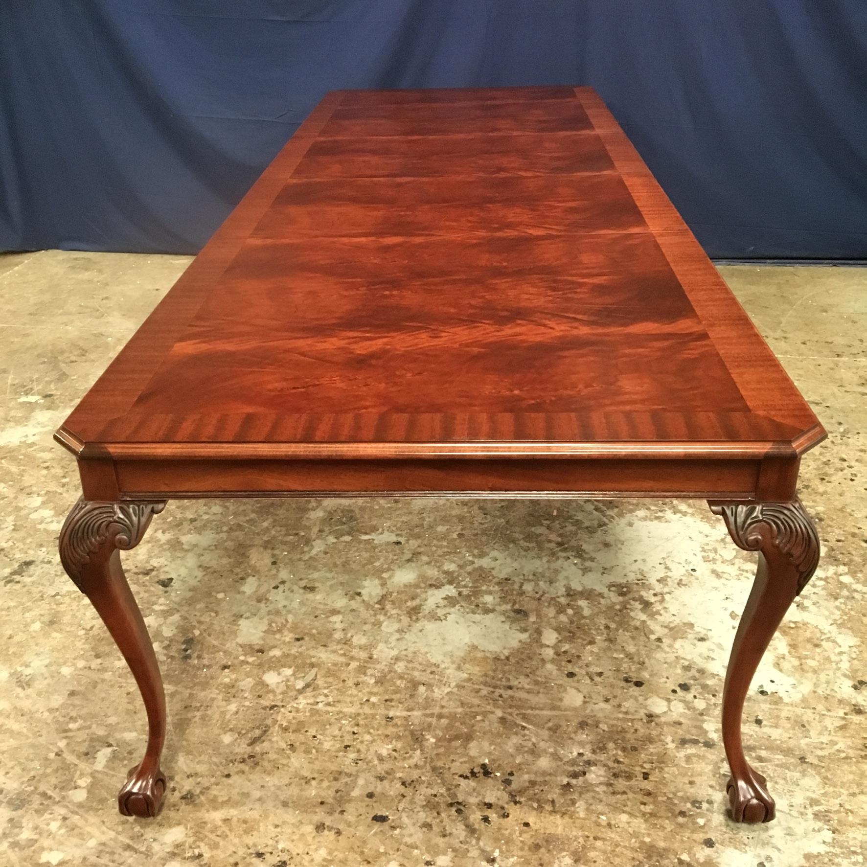 ball and claw foot dining table