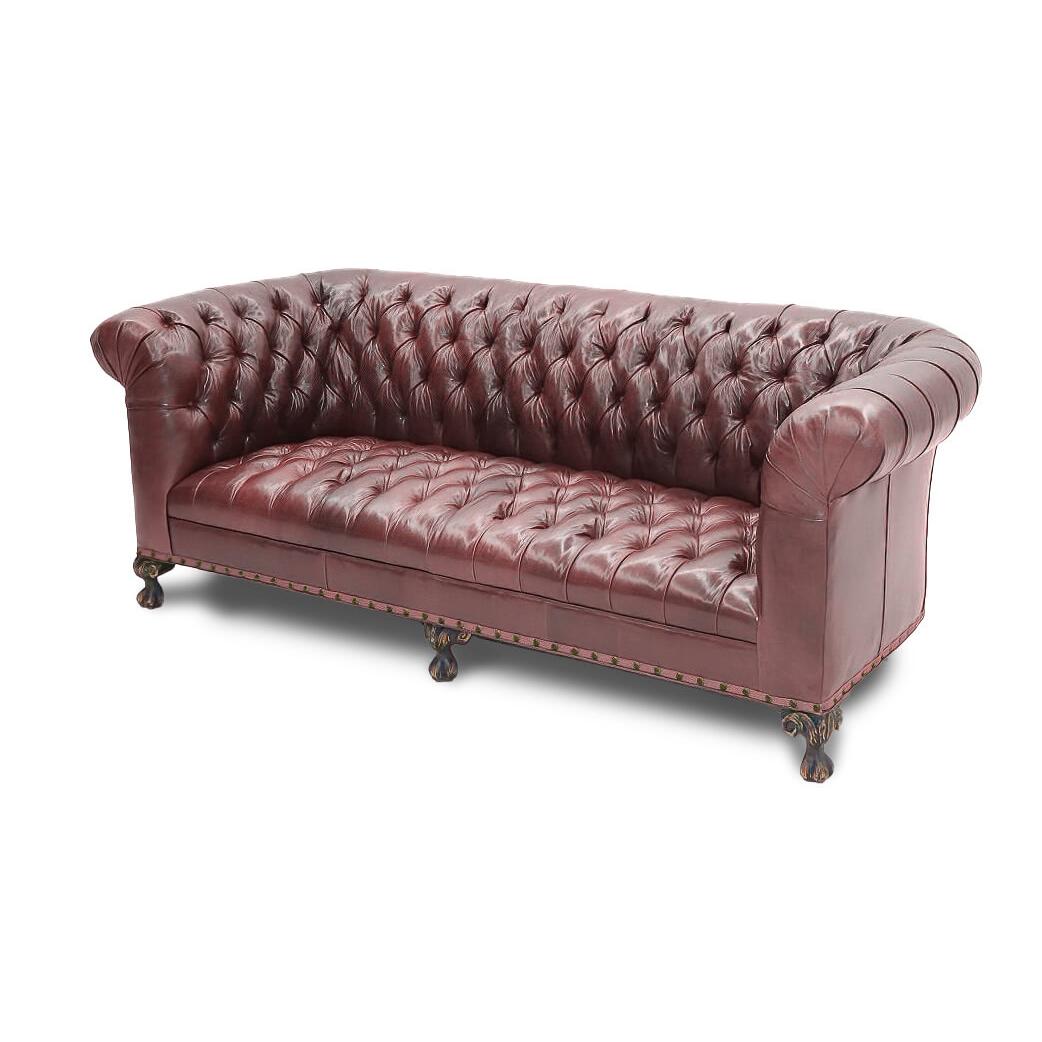 Custom Classic Chesterfield Sofa For Sale 3
