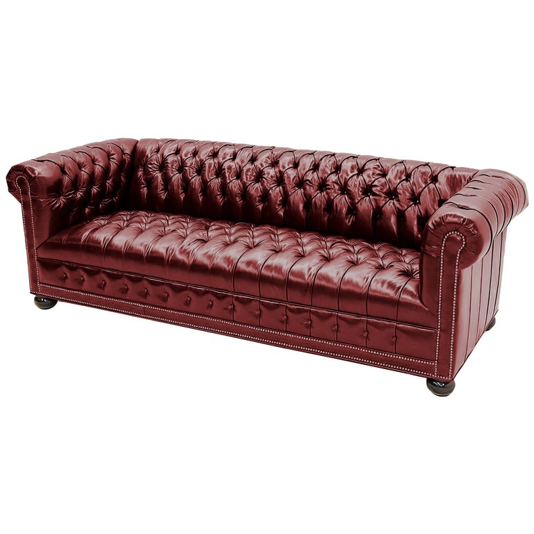Custom Classic Chesterfield Sofa For Sale at 1stDibs | classic leather  chesterfield sofa, custom chesterfield sofa, old fashioned sofas for sale