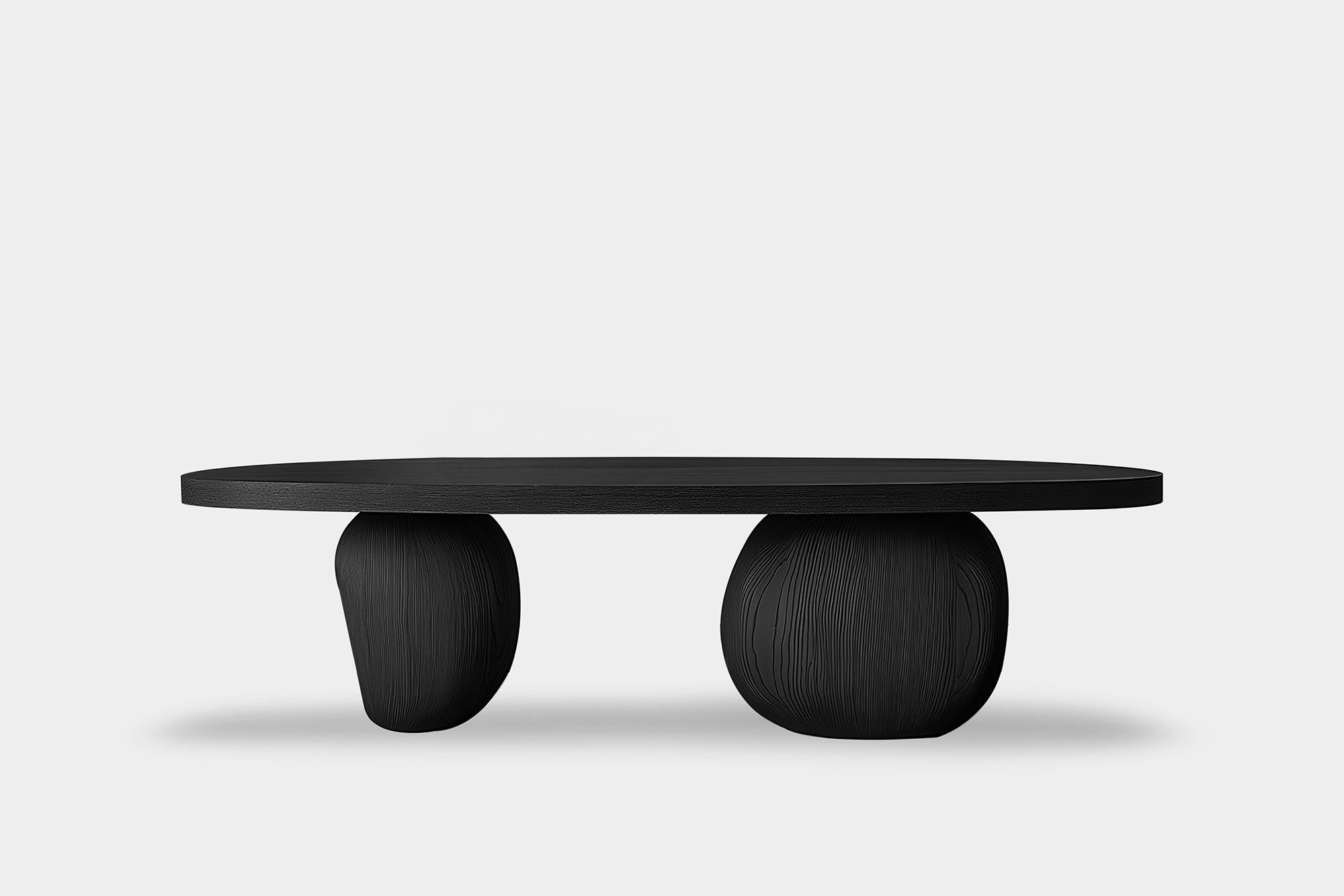 Custom Coffee Table Serie 25 – Sereno by NONO with Sculptural Pebble Legs In New Condition For Sale In Ciudad de México, CDMX