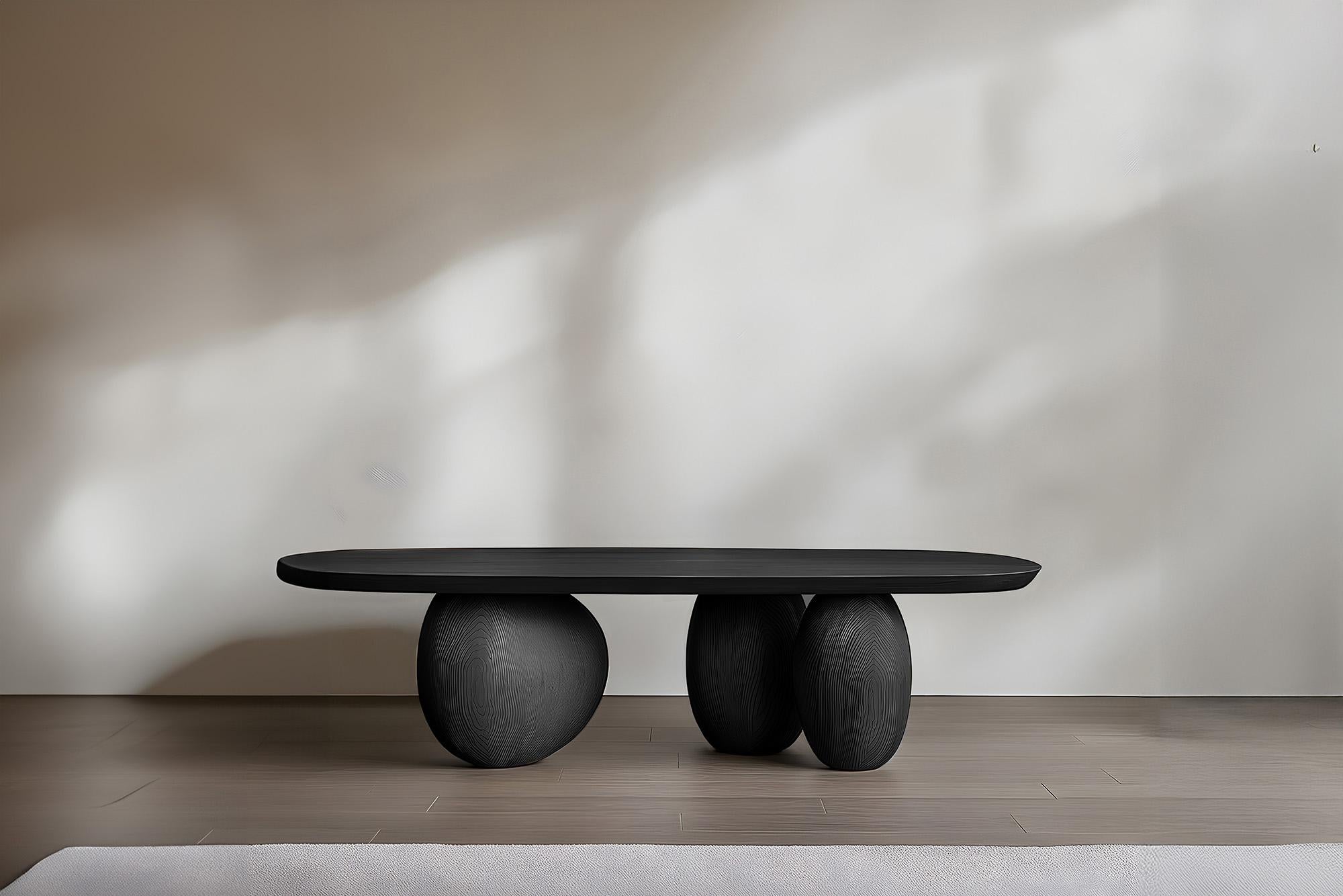 Table basse sur mesure Serie 50 - Sereno by Joel Escalona avec pieds en galets Neuf - En vente à Ciudad de México, CDMX
