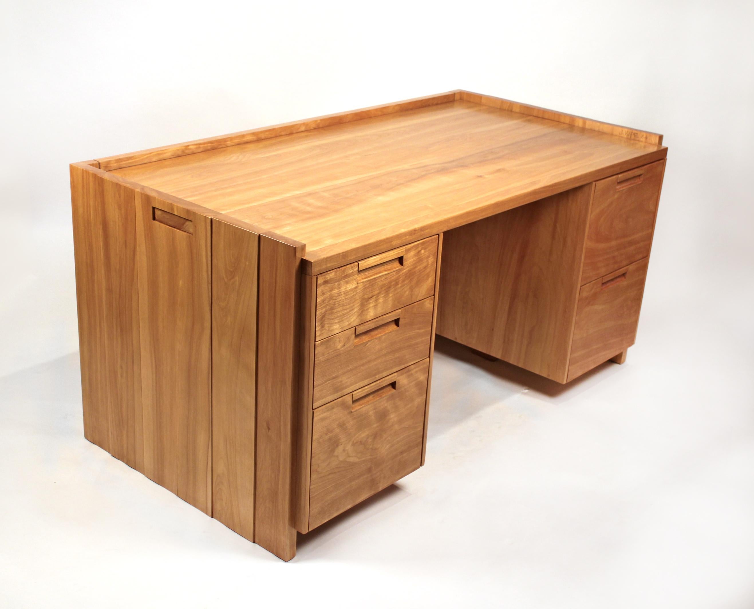 custom wood desk