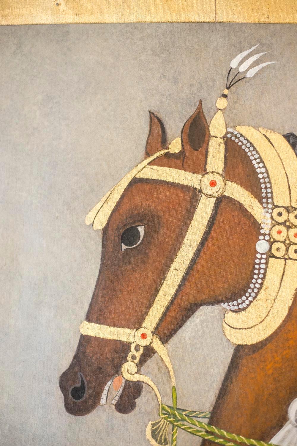 Custom Consolidated Listing- Painted Canvas, Arabian Horse(s) In Good Condition In Saint-Ouen, FR