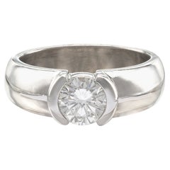 Custom Contemporary .95-ct. G/VS Diamond Ring