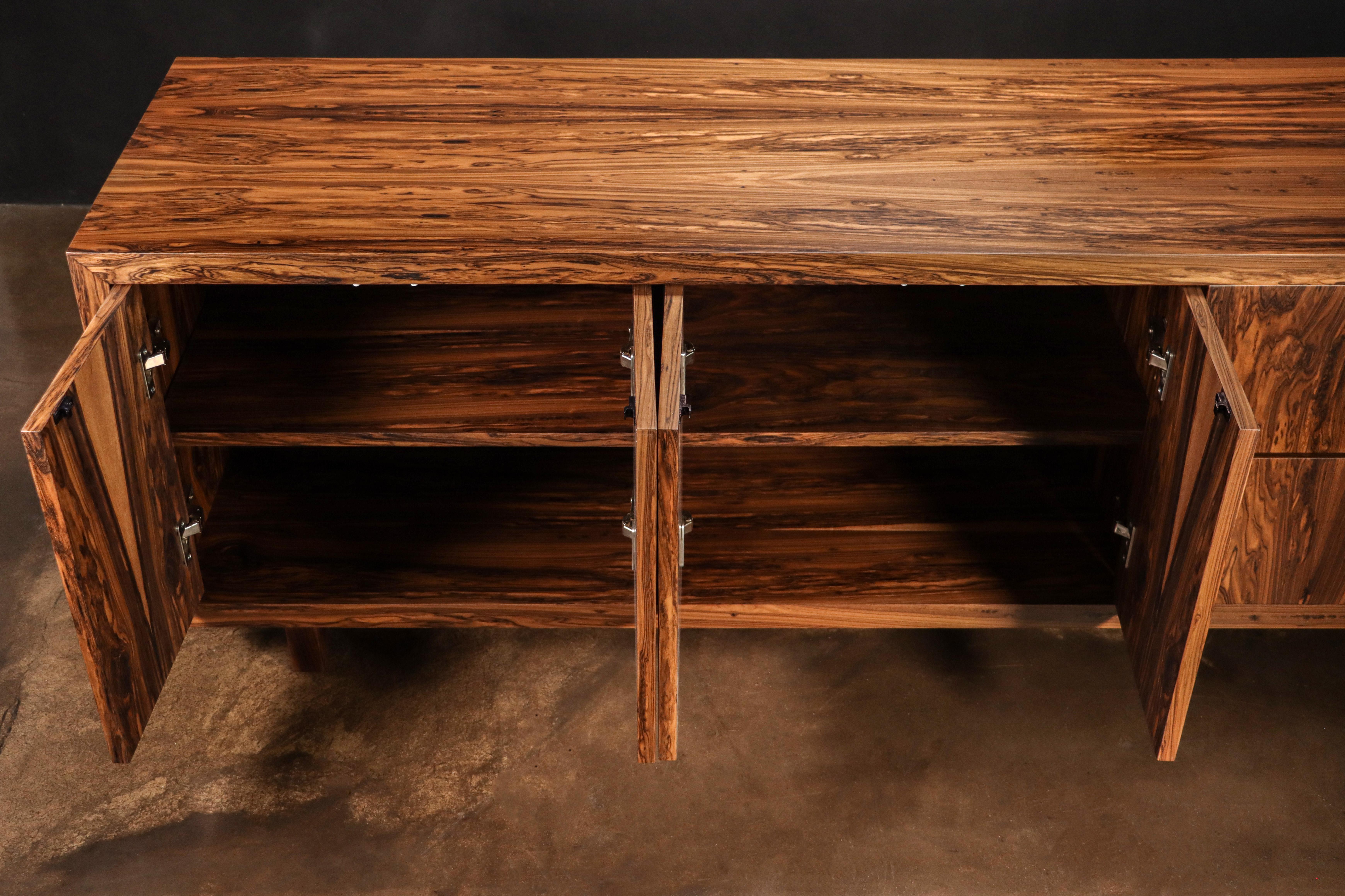 Custom Contemporary Credenza in Argentine Rosewood from Costantini, Salvatore For Sale 5