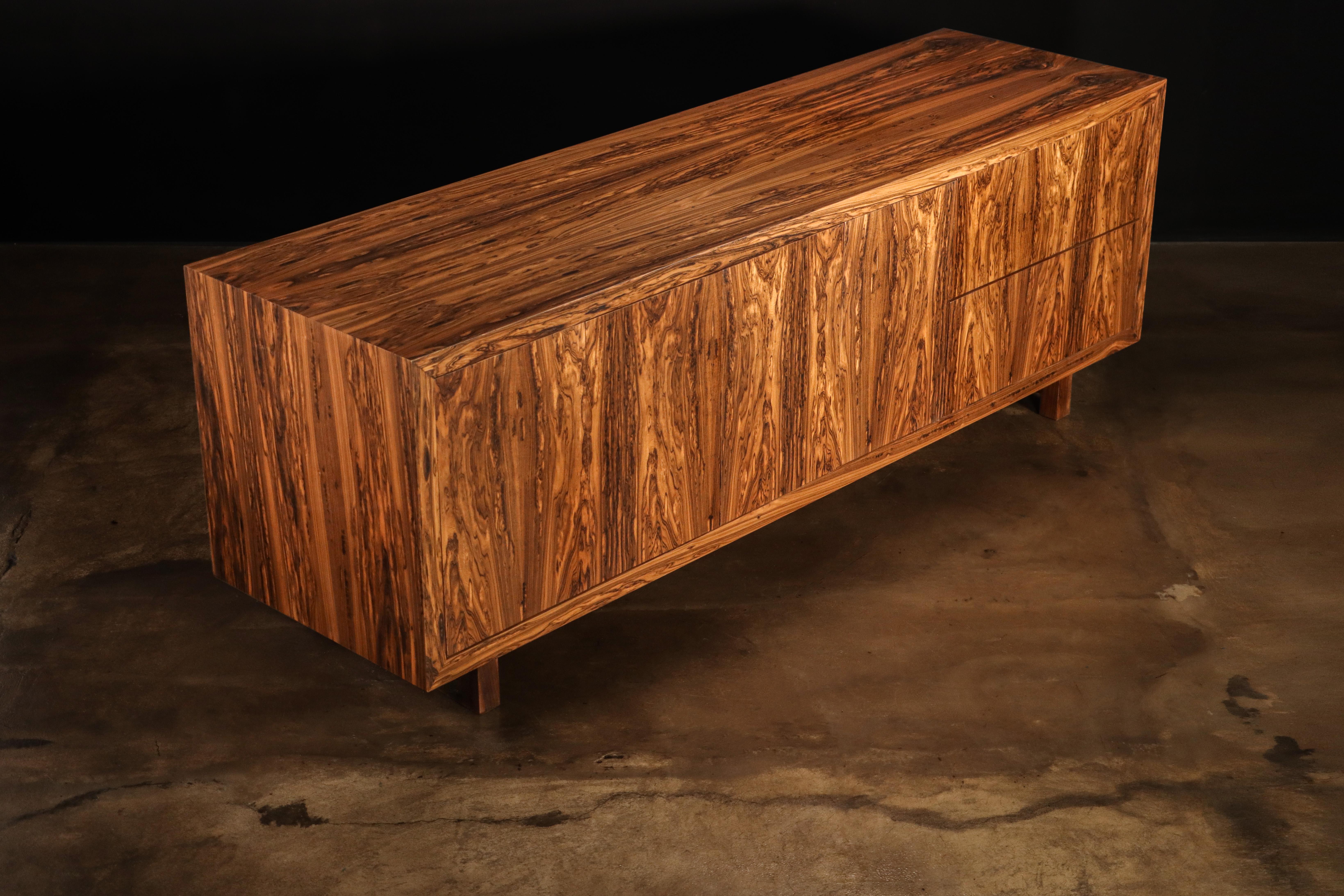 Custom Contemporary Credenza in Argentine Rosewood from Costantini, Salvatore For Sale 10