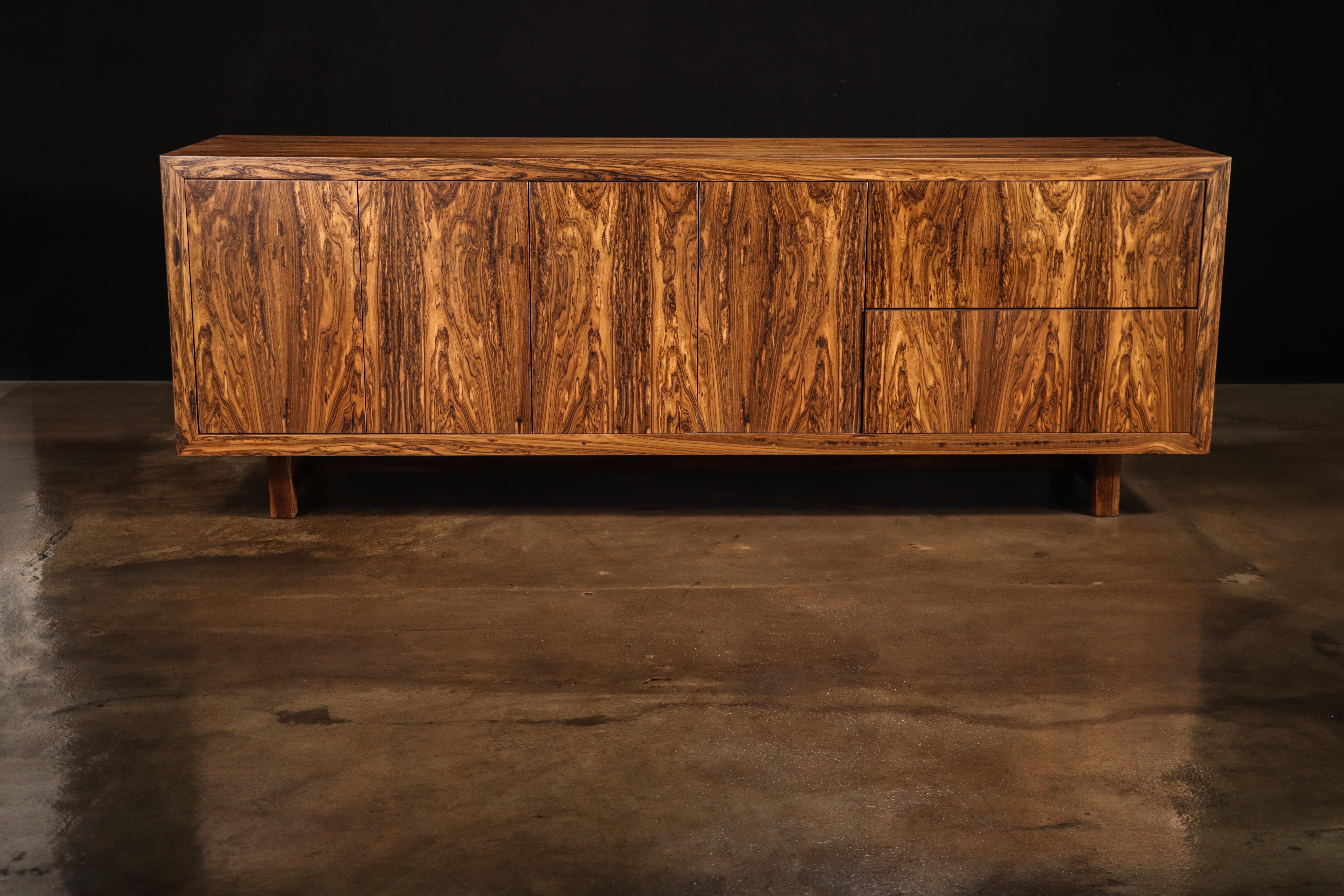 Custom Contemporary Credenza in Argentine Rosewood from Costantini, Salvatore For Sale 11