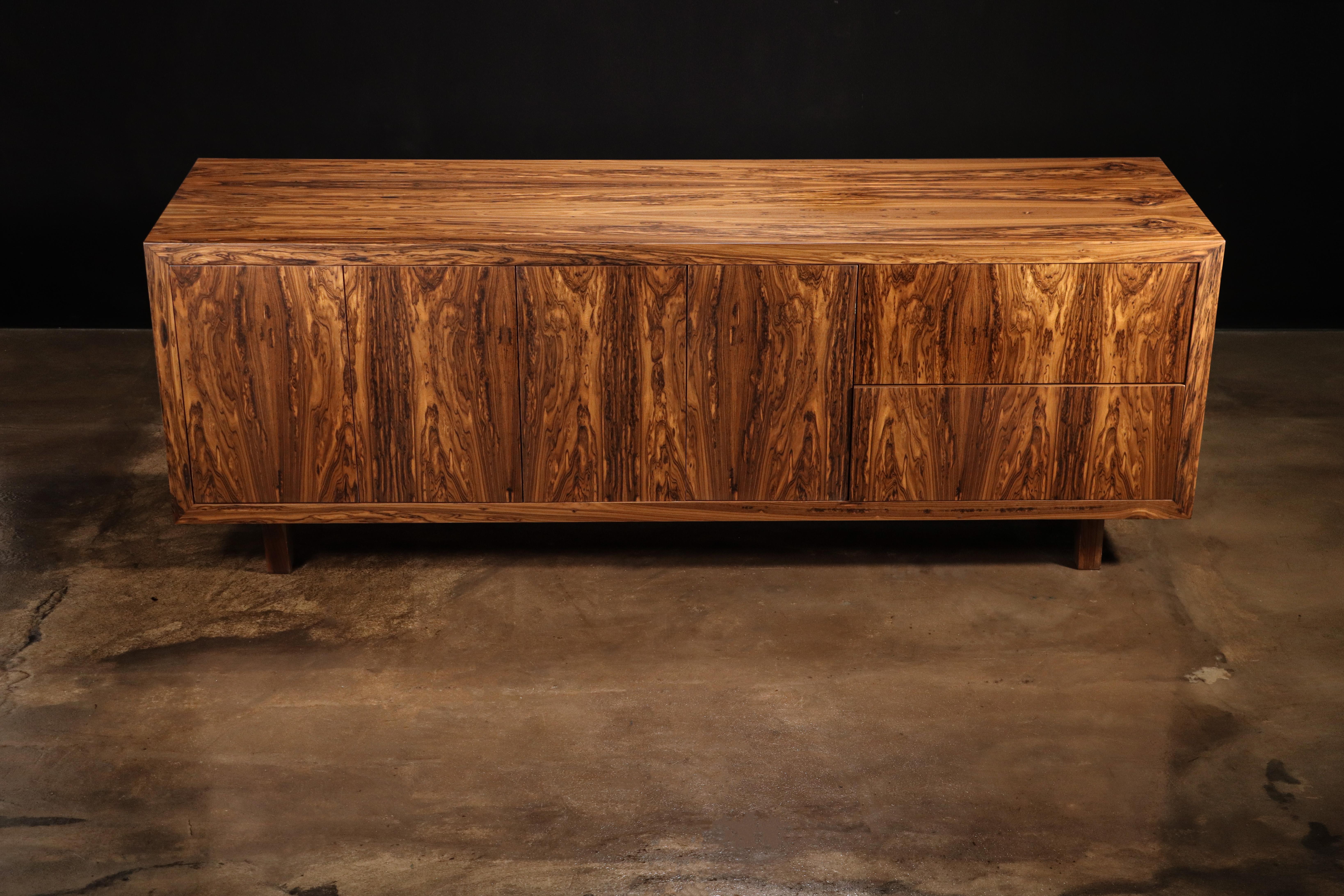 Custom Contemporary Credenza in Argentine Rosewood from Costantini, Salvatore For Sale 12