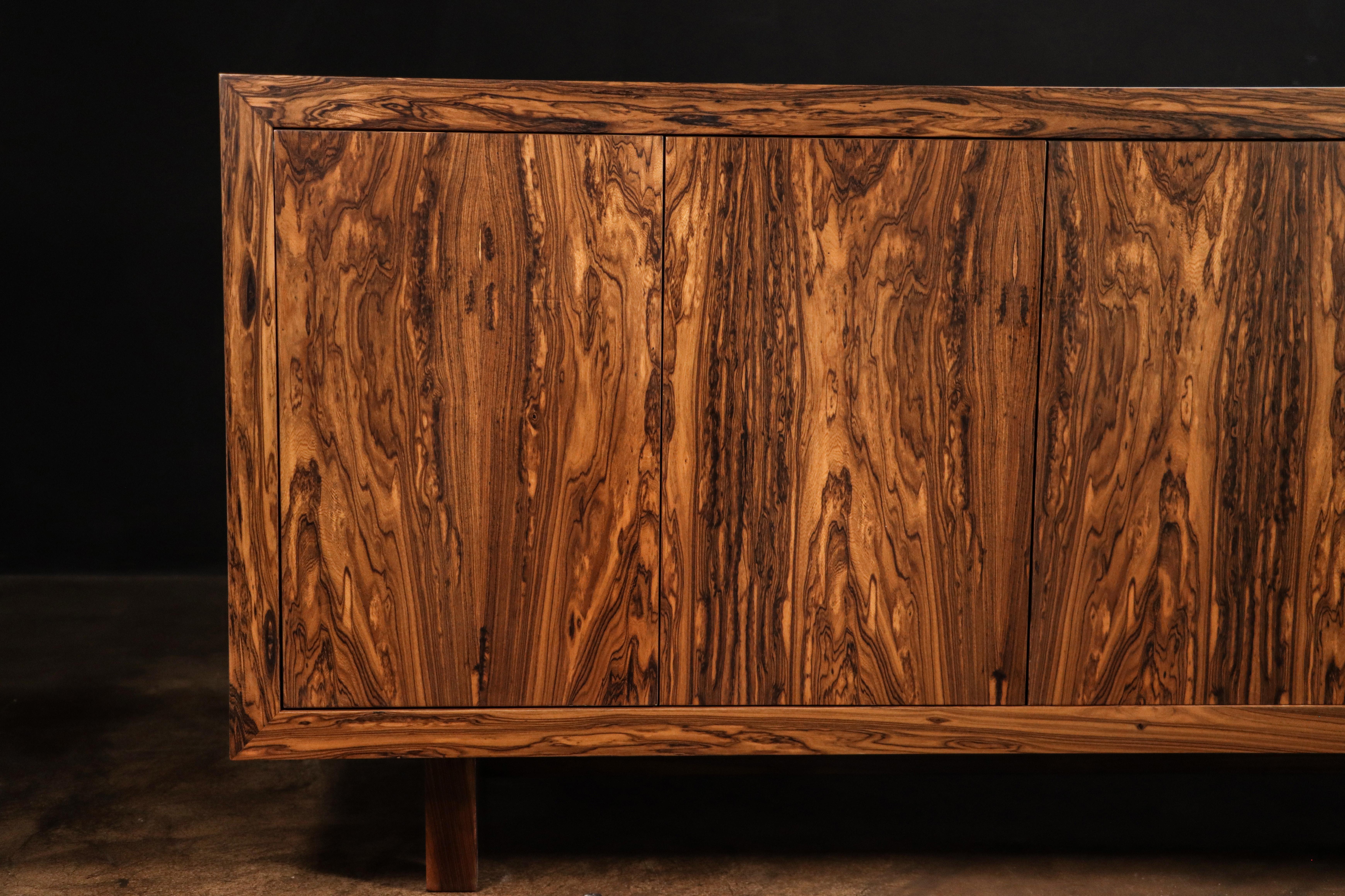 Custom Contemporary Credenza in Argentine Rosewood from Costantini, Salvatore For Sale 2