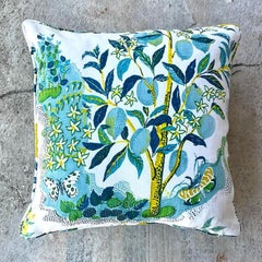 Custom Costal Schumacher “Citrus Garden” Throw Pillow