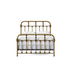 Custom Couture Bed - Aged Lacquered Brass - US Queen