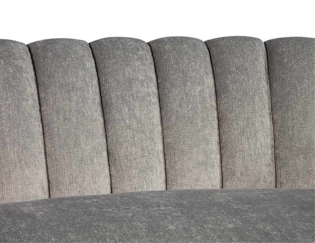 custom curved sofa