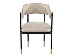 Sedie da pranzo moderne in metallo curve personalizzate