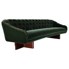 Custom Curved Sofa Attributed to Vladimir Kagan