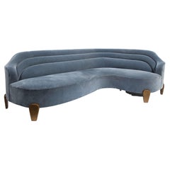 Custom Curved Sofa by Ferrer