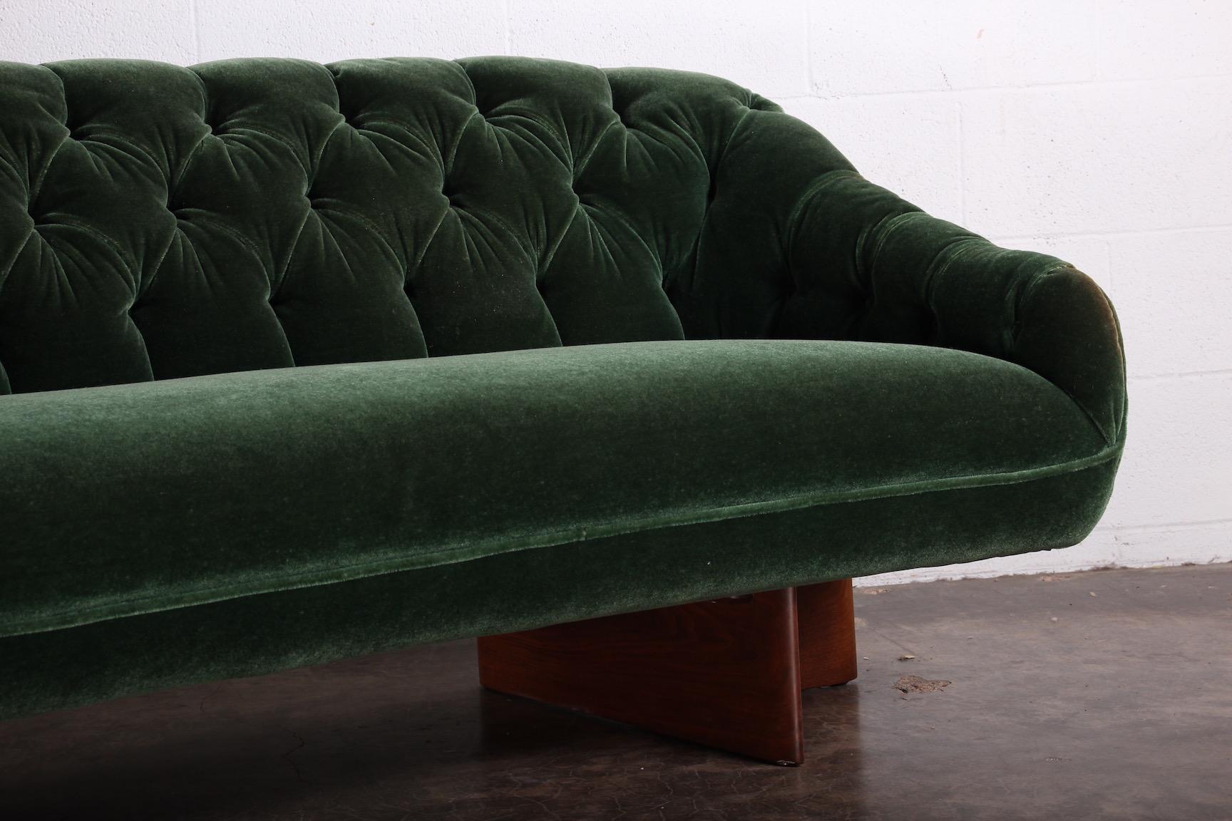 Custom Curved Sofa Attributed to Vladimir Kagan 1