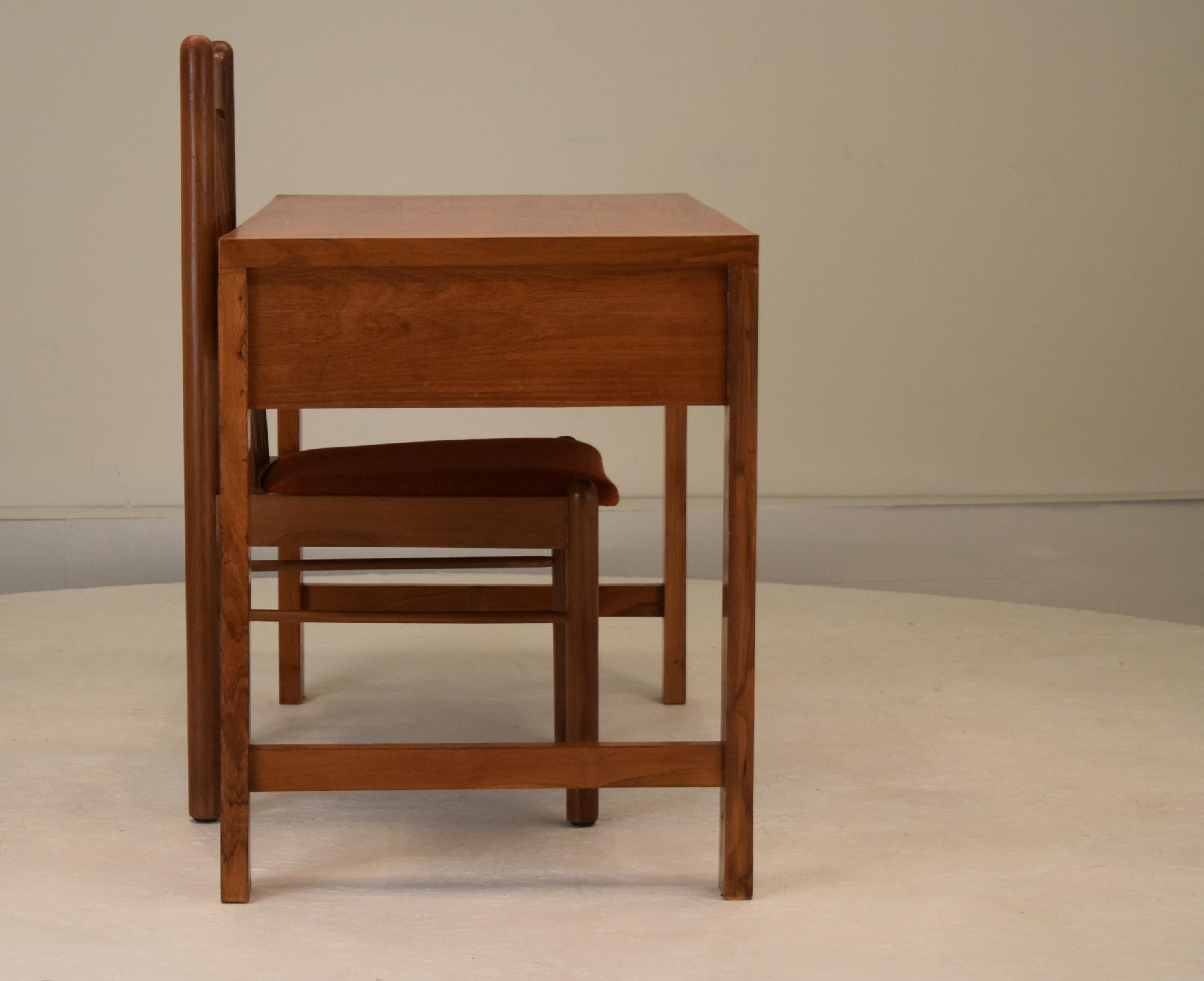 Scandinavian Modern Custom Danish Desk and Chair