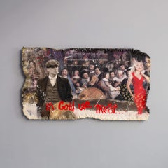 Custom de Biest popart ‘VOC In Gold we Trust’ artwork