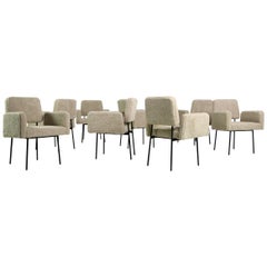 *Custom Deal for Julie* 4x Stools, Armchairs Nathan Lindberg Teddy Fur