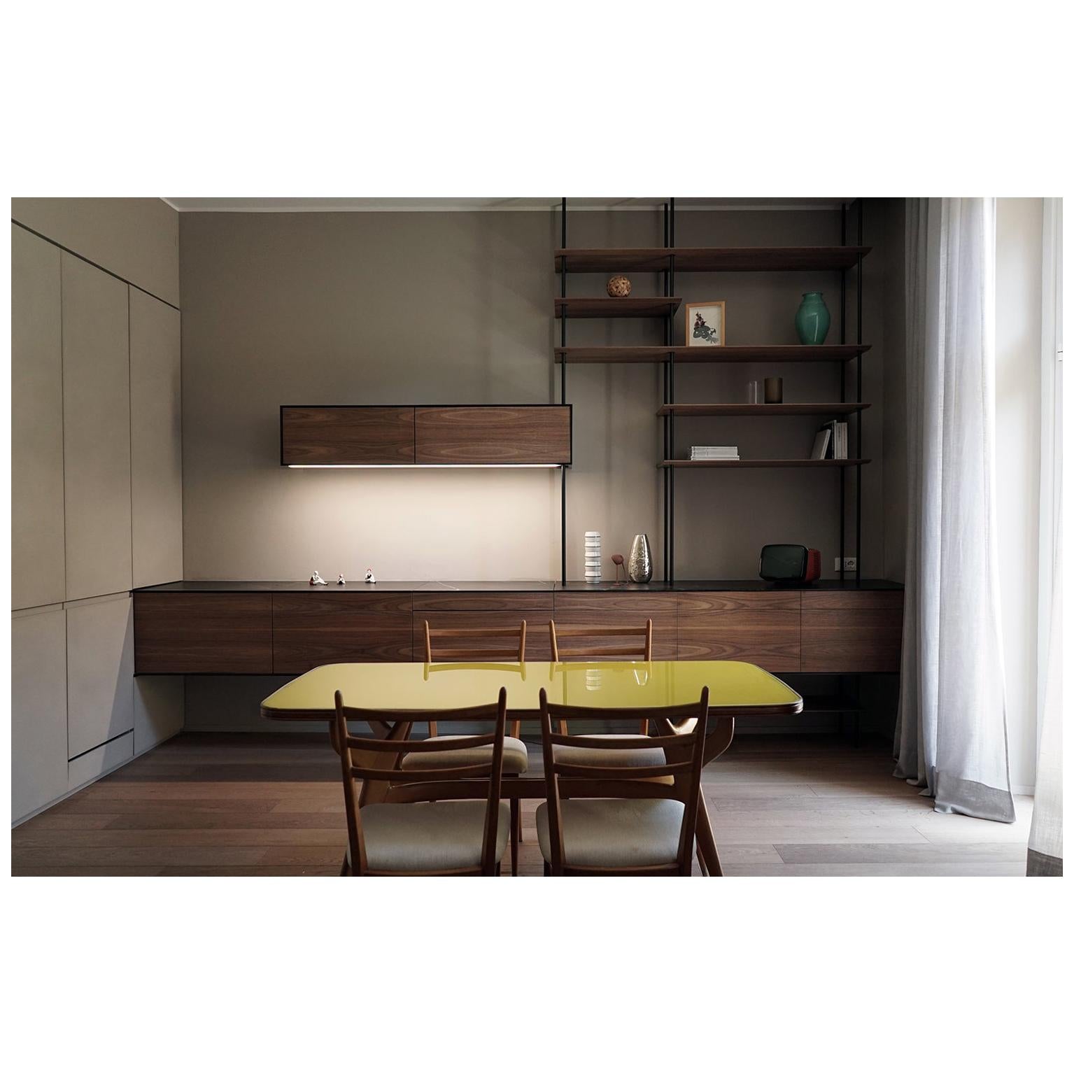 Custom Design Giacomo Moor Contemporary Kitchen / Grid 01