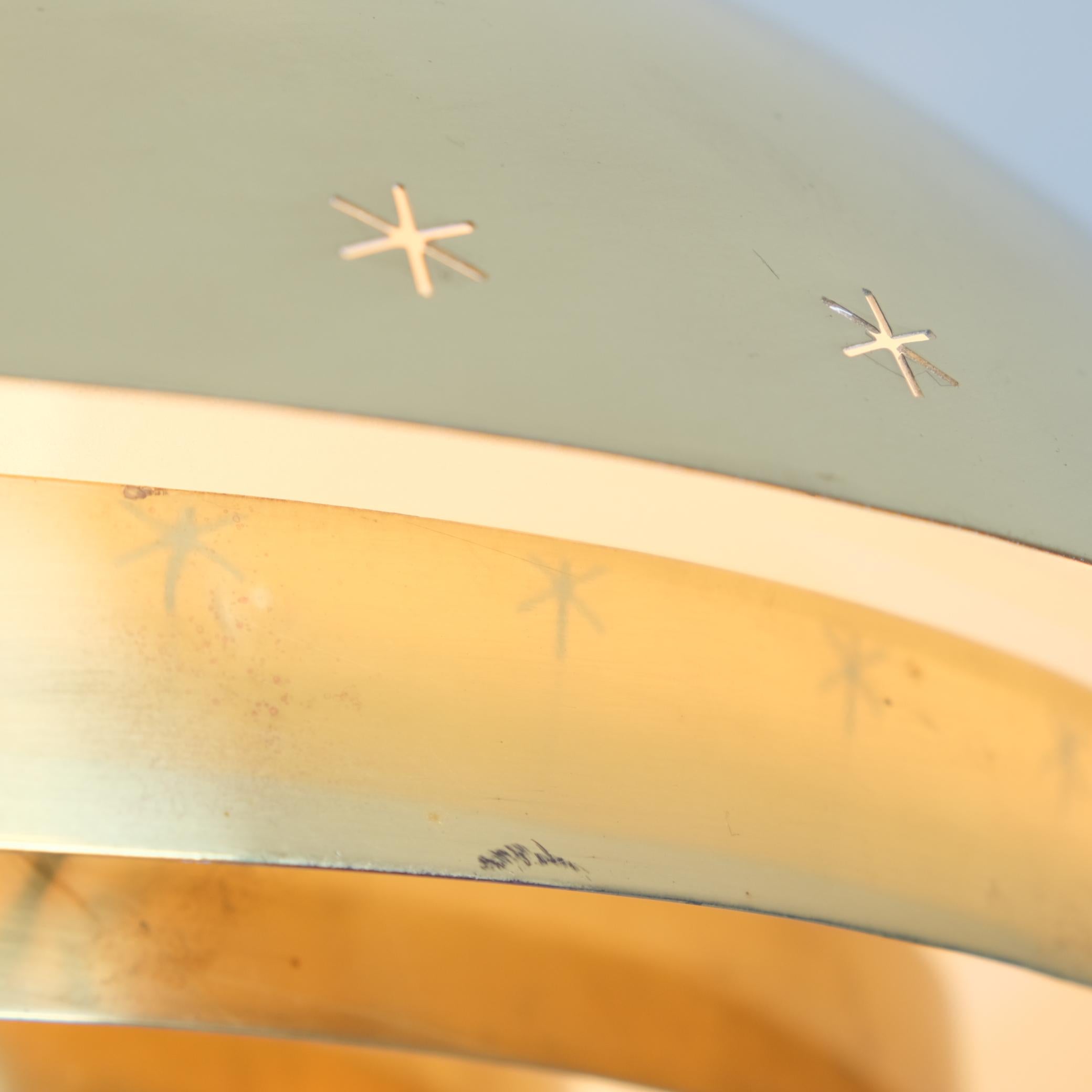 Milieu du XXe siècle Lampe Paavo Tynell de conception spéciale commandée pour la paroisse d'Akaa, Taito, années 1950 en vente