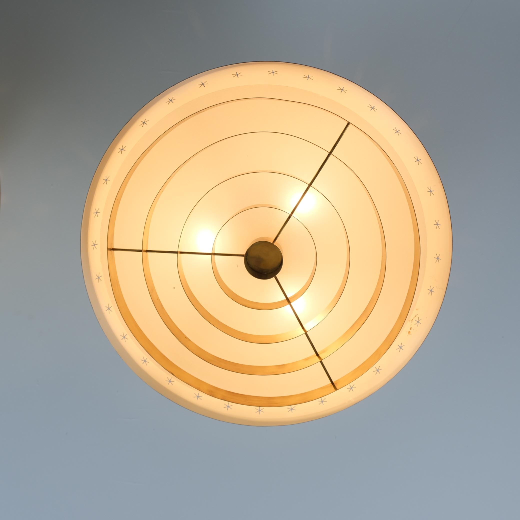 Lampe Paavo Tynell de conception spéciale commandée pour la paroisse d'Akaa, Taito, années 1950 en vente 6