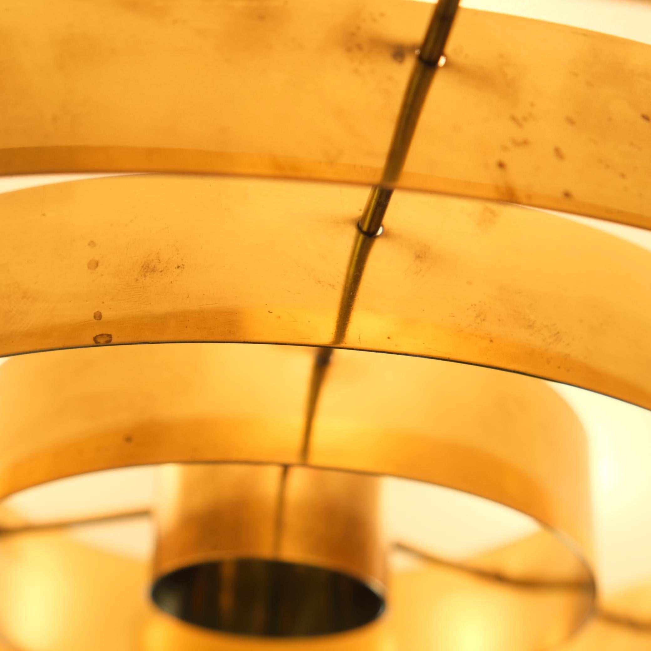 Lampe Paavo Tynell de conception spéciale commandée pour la paroisse d'Akaa, Taito, années 1950 en vente 8