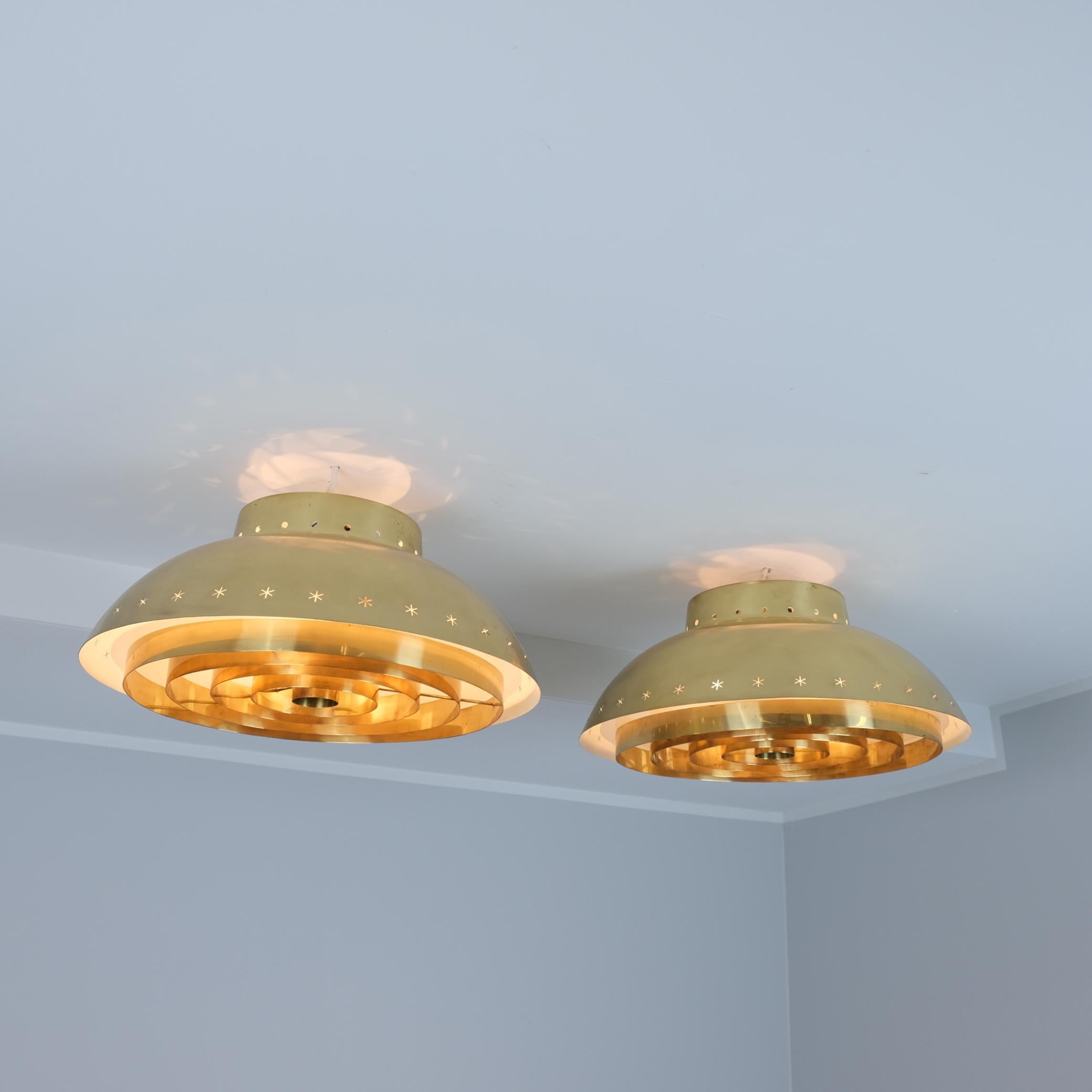 Lampe Paavo Tynell de conception spéciale commandée pour la paroisse d'Akaa, Taito, années 1950 en vente 5