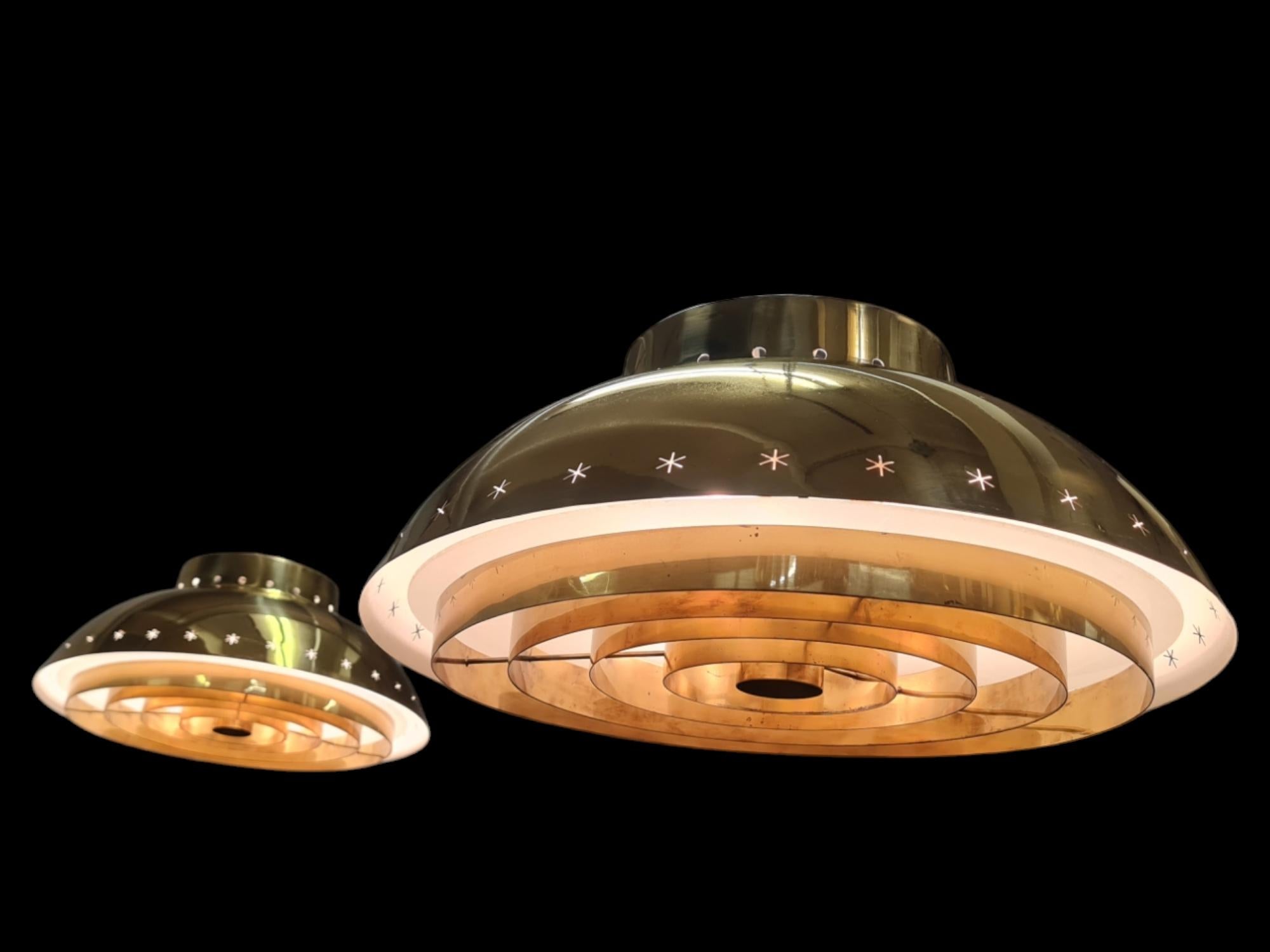Custom Design Paavo Tynell Lamp Commissioned for the Akaa Parish, Taito 1950s For Sale 4