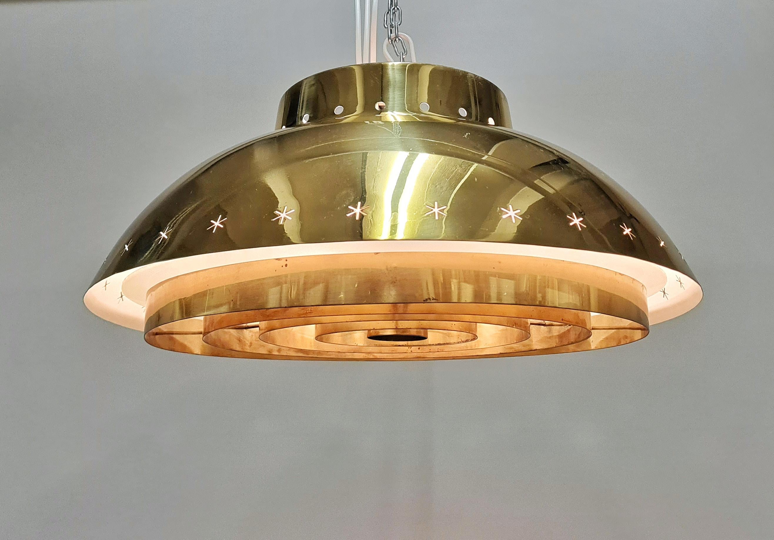 Lampe Paavo Tynell de conception spéciale commandée pour la paroisse d'Akaa, Taito, années 1950 en vente 9