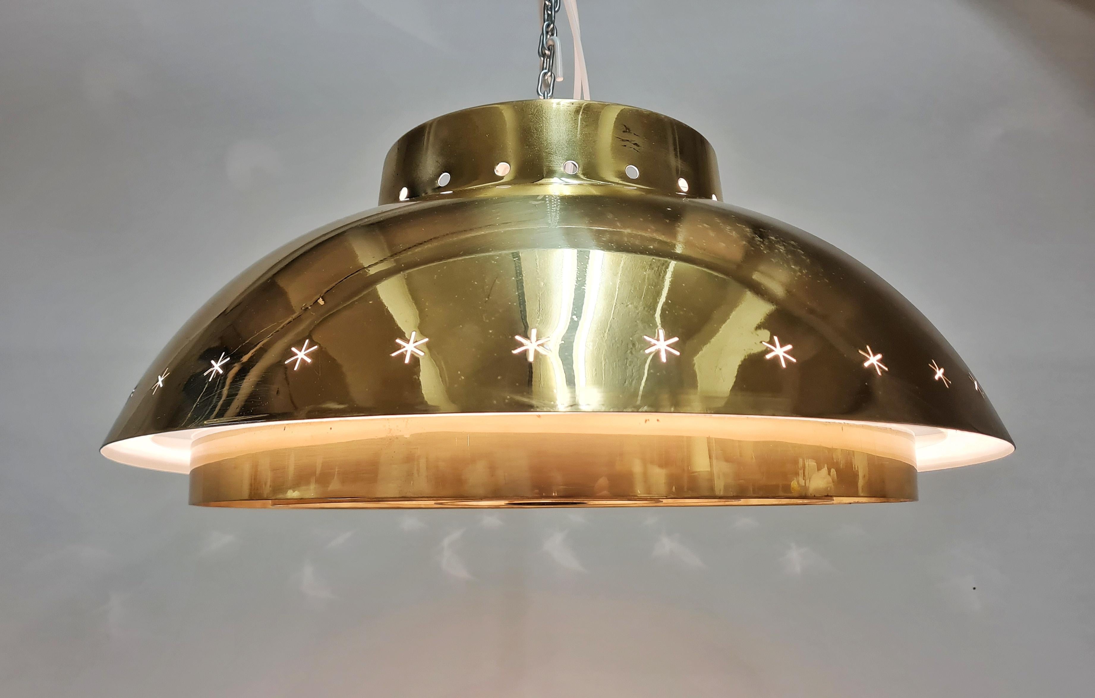 Custom Design Paavo Tynell Lamp Commissioned for the Akaa Parish, Taito 1950s For Sale 6