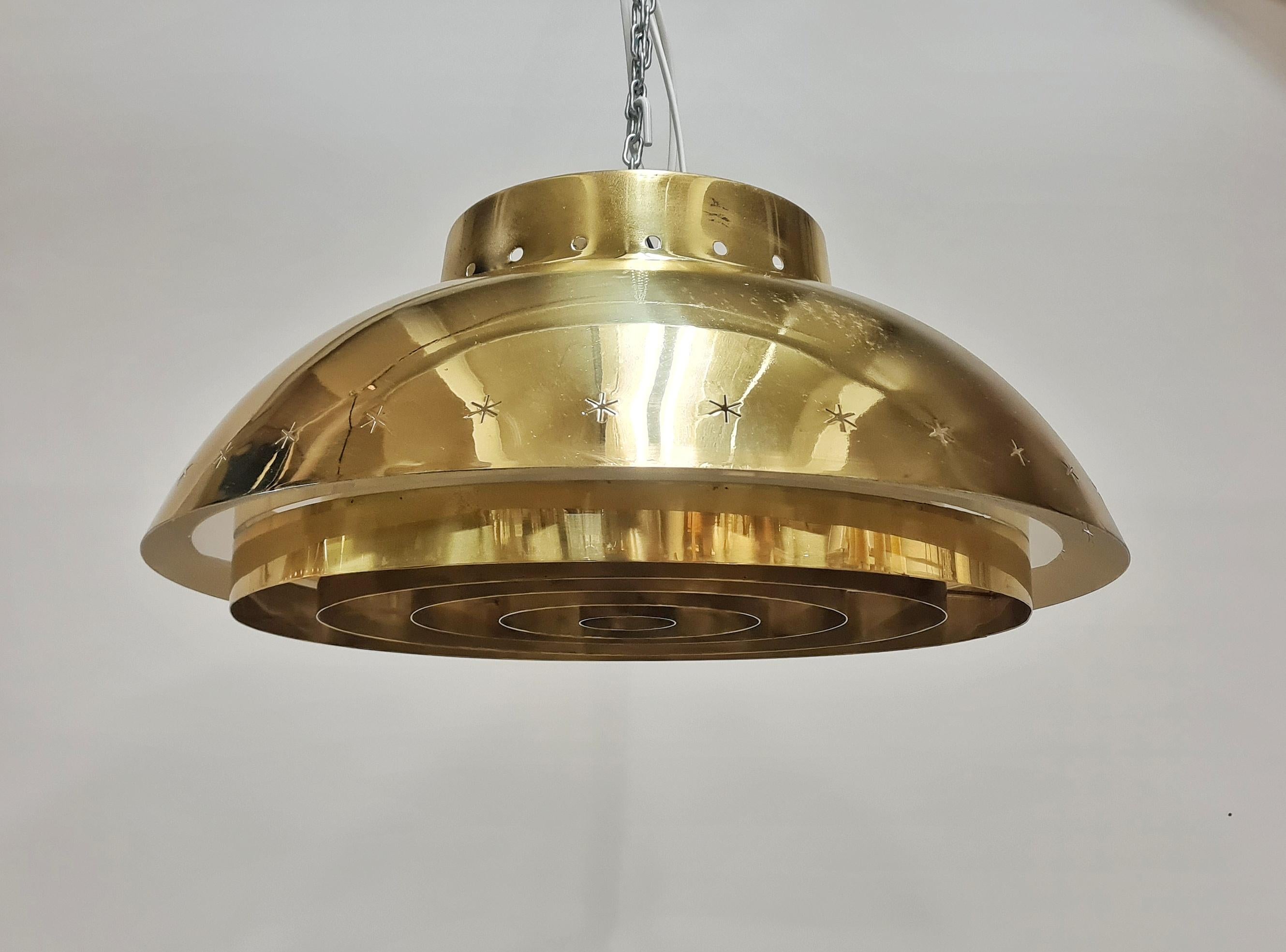 Lampe Paavo Tynell de conception spéciale commandée pour la paroisse d'Akaa, Taito, années 1950 en vente 12