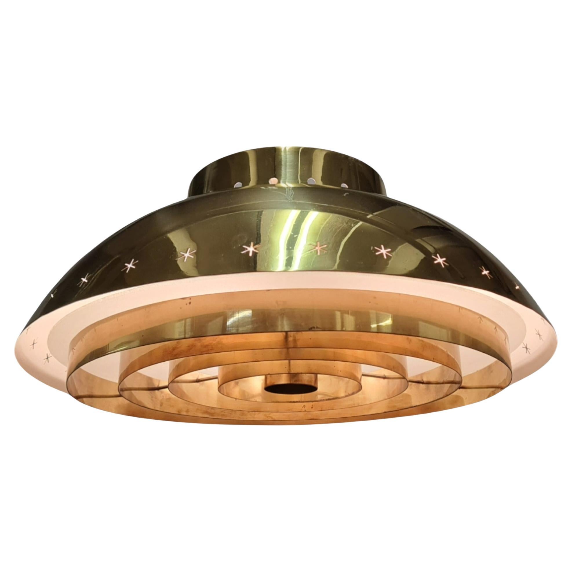Lampe Paavo Tynell de conception spéciale commandée pour la paroisse d'Akaa, Taito, années 1950 en vente