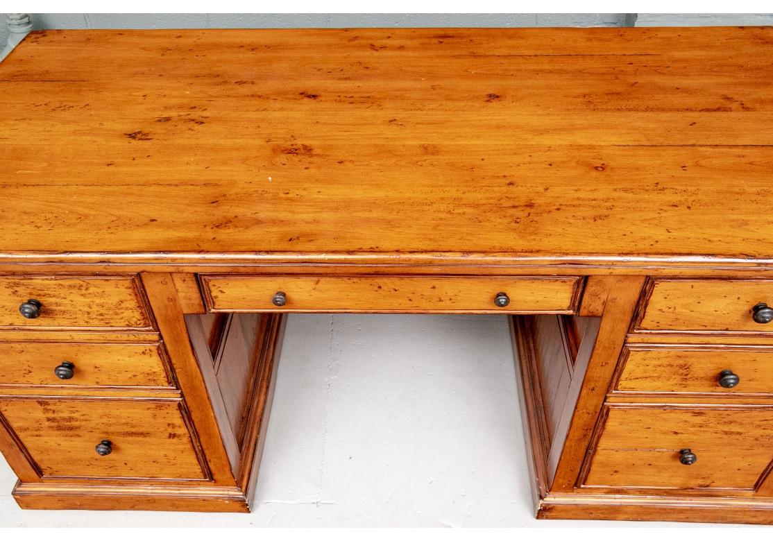 Country Custom Desk by Woodland Furniture For Sale